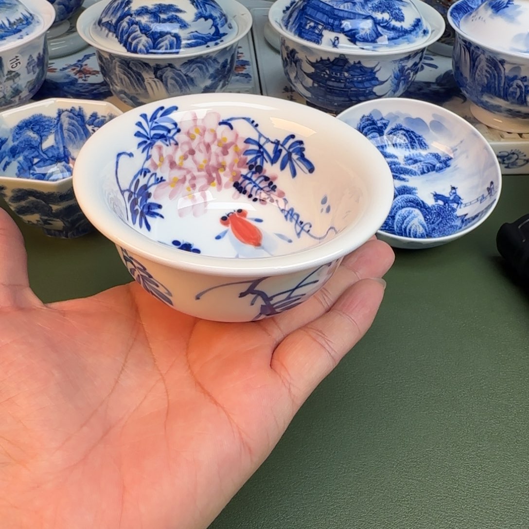 纯手工纯手绘茶具85