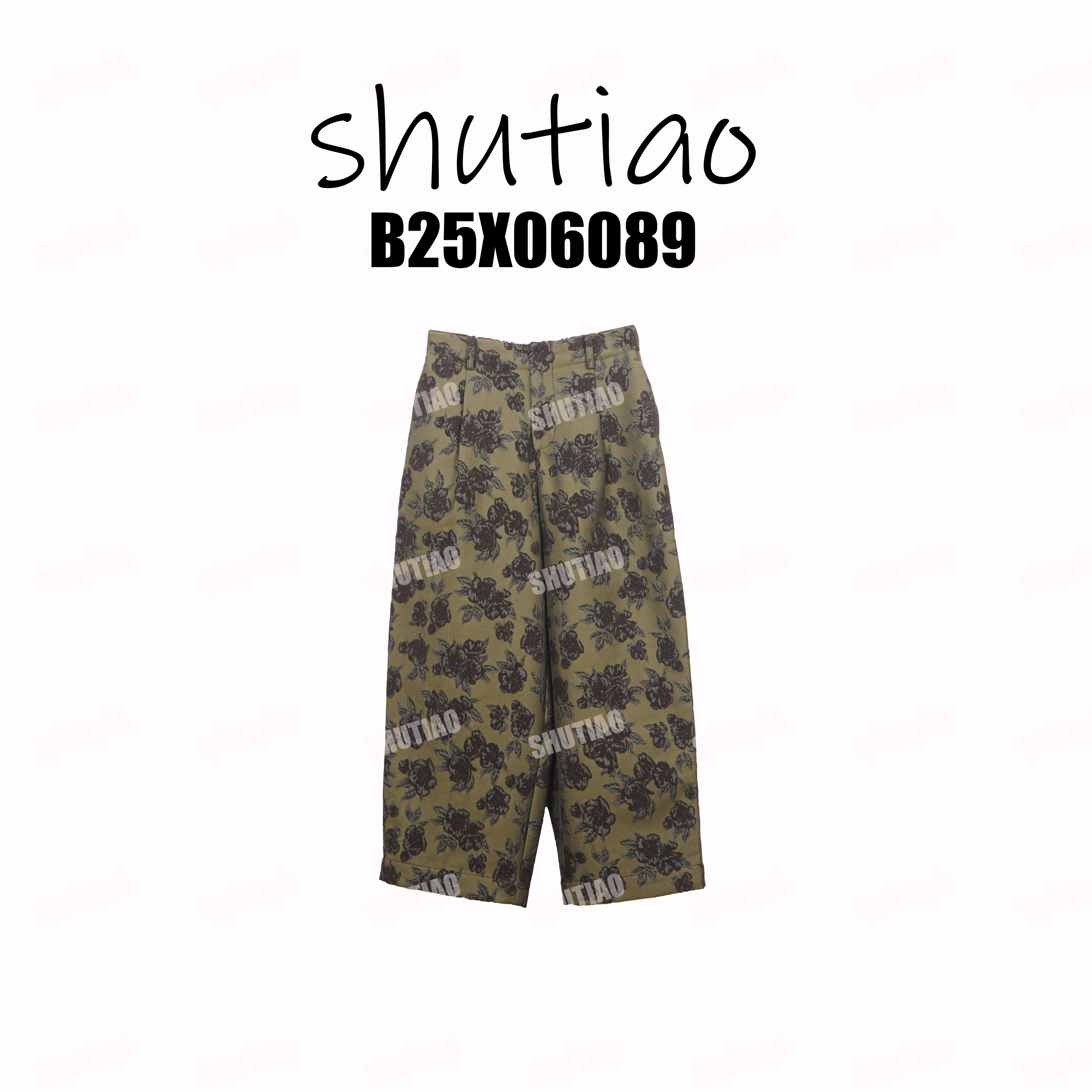 【SHUTIAO】2025秋冬：新款小众设计款裤子B25X06089