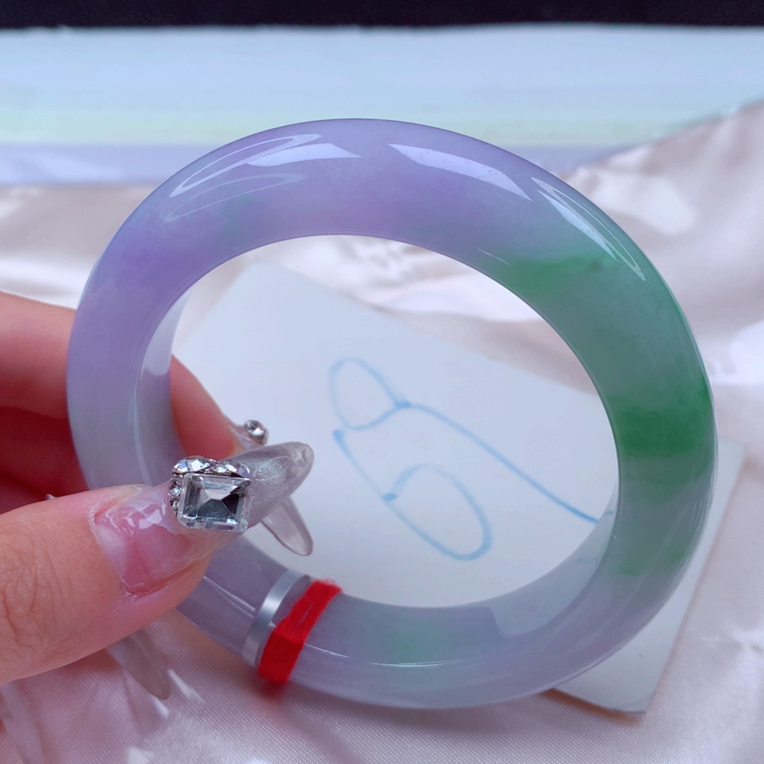 翡翠手镯未镶嵌天然缅甸翡翠A货手镯