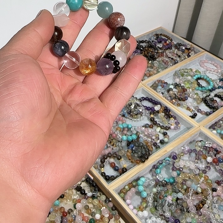 黄晶手镯银S925镶嵌