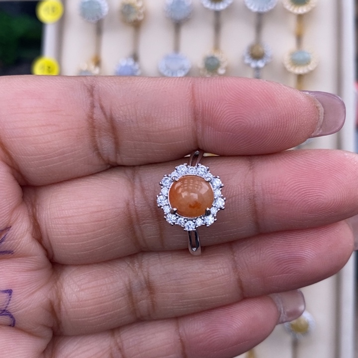 未镶嵌戒指翡翠小*爱缅甸