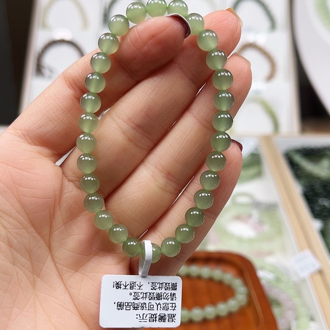 果***梦和田玉未镶嵌手链