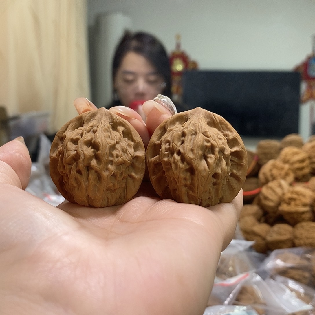 把件文玩核桃38血蟾