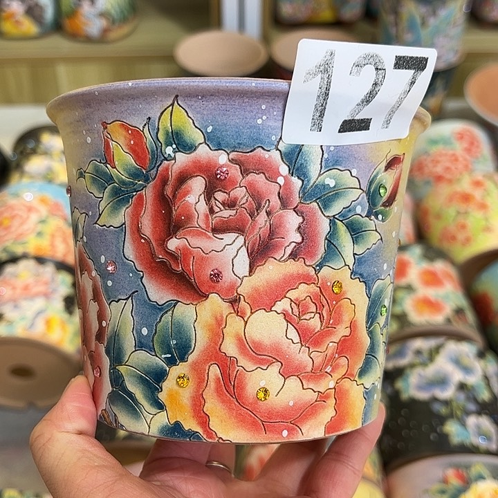 景德镇陶瓷花盆景德镇陶瓷花盆