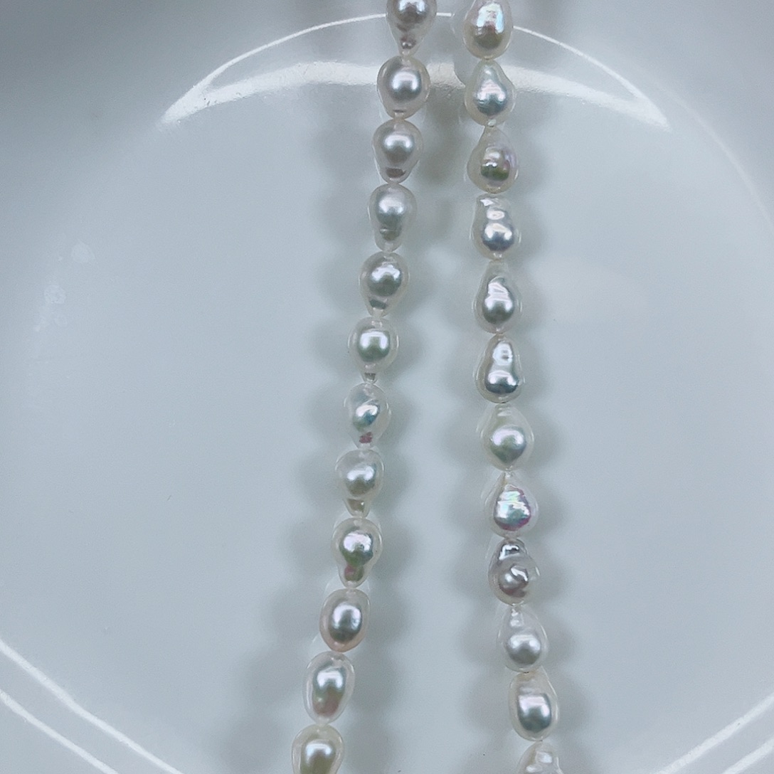 颈饰银S925镶嵌淡水珍珠