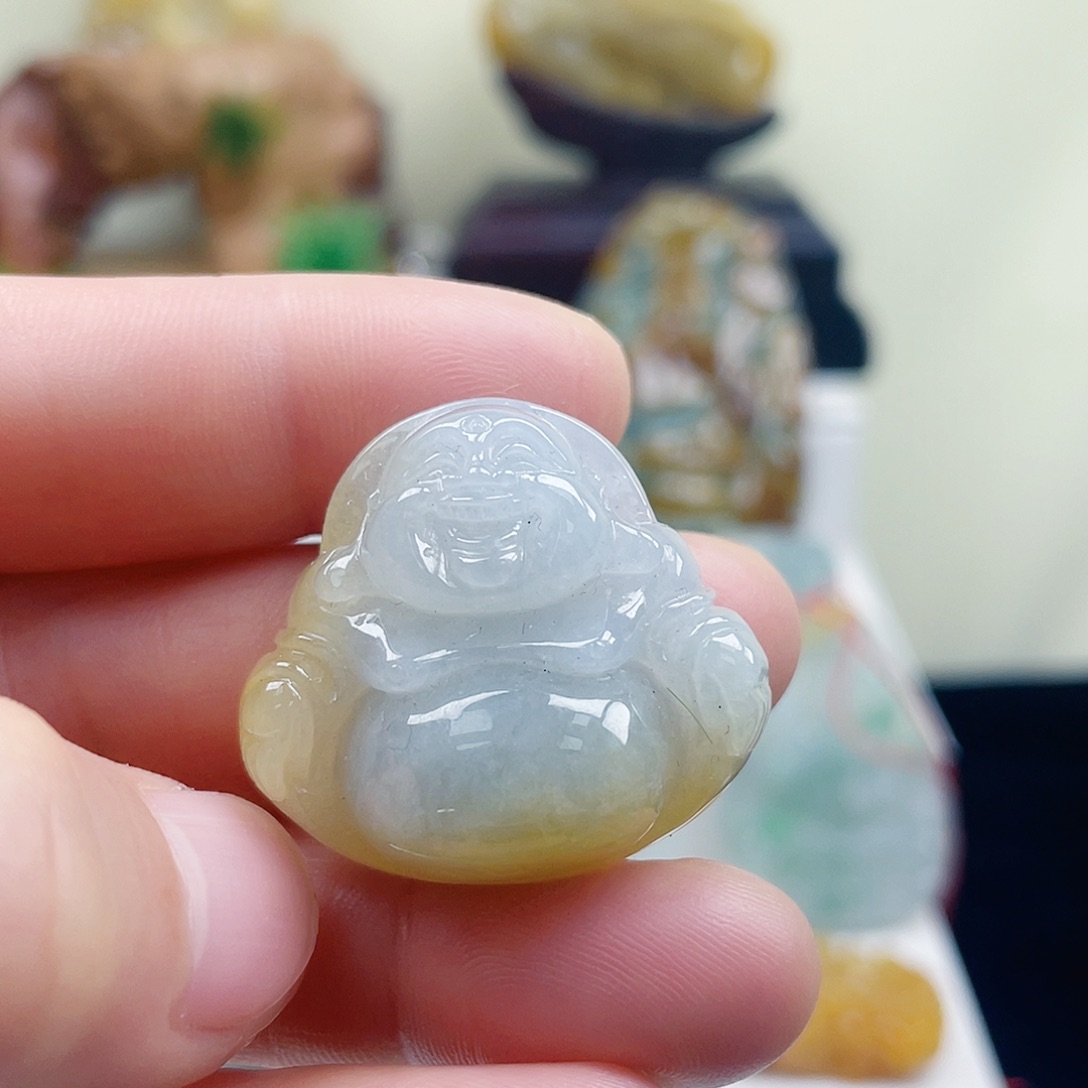 翡翠未镶嵌颈饰2222