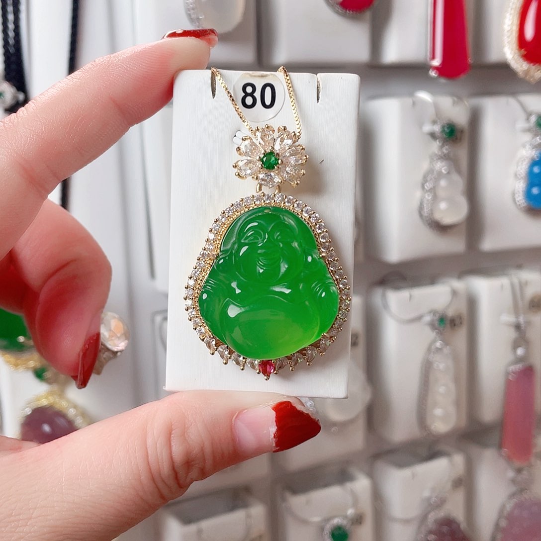 玛瑙/玉髓吊坠(赠链)未镶嵌