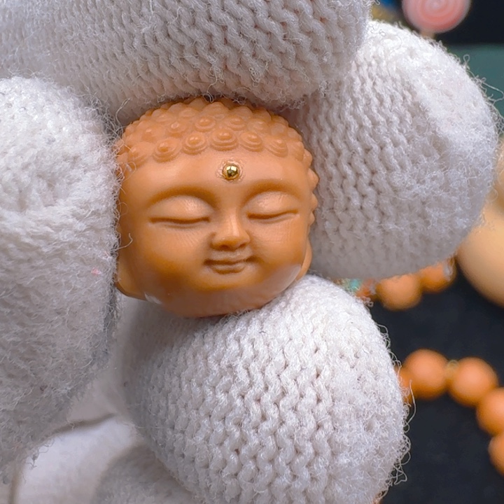 猴头核桃吊坠宝宝佛