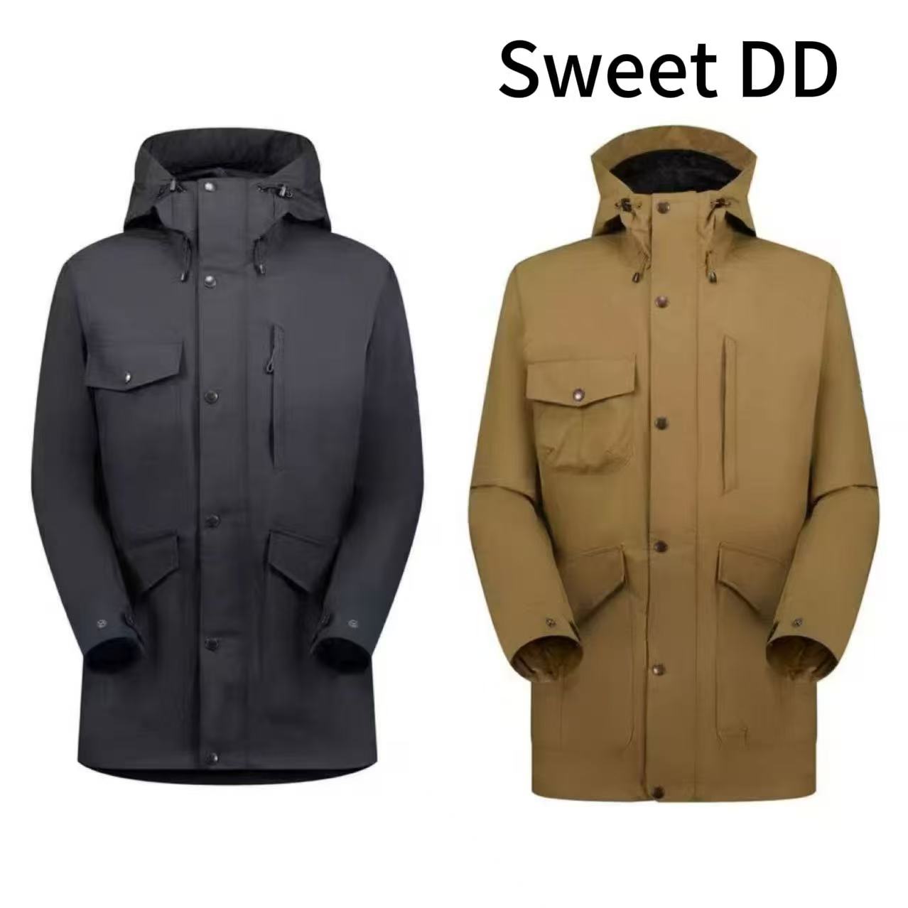 Sweet DD-X系列双色连帽户外防风软壳冲锋衣