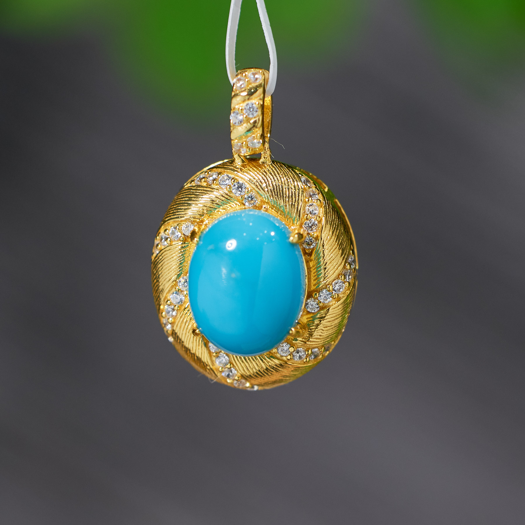 玉峰珠宝丨安娜【笛韵】美松吊坠卡9-10*S925镶嵌*W5166多样性发