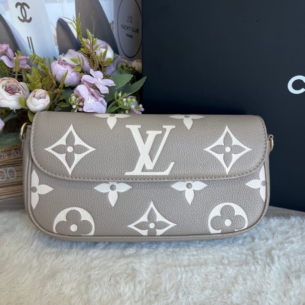 99新 LouisVuitton/路易威登 路易威登大象灰ivy斜挎包