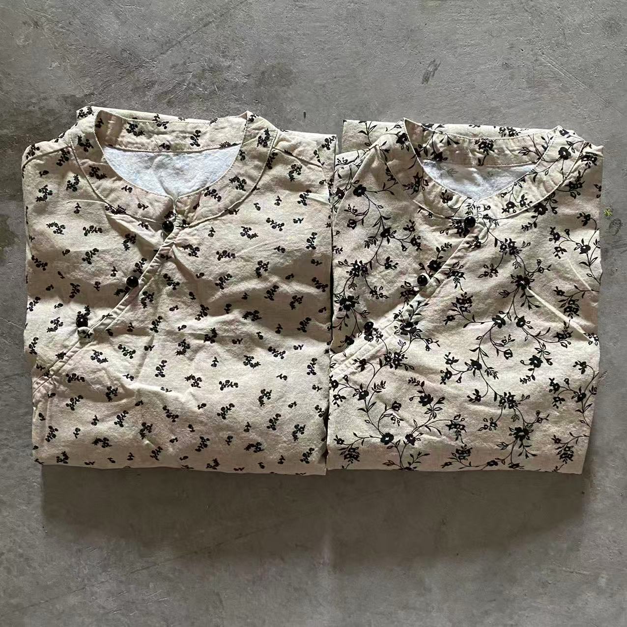 复古文艺韩国尾单立领袍子长116胸围110