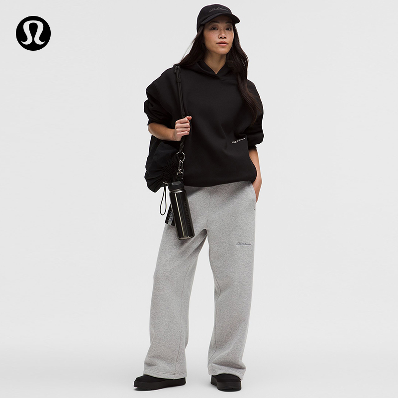 Big Cozy 女士超宽松款阔腿运动裤*拉绒丨lululemon丨LW5IDTA