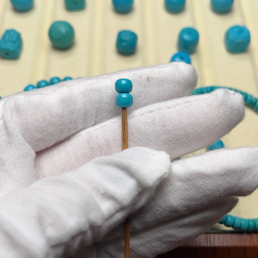 绿松石未镶嵌天然原矿绿松石无镶嵌老型5.3