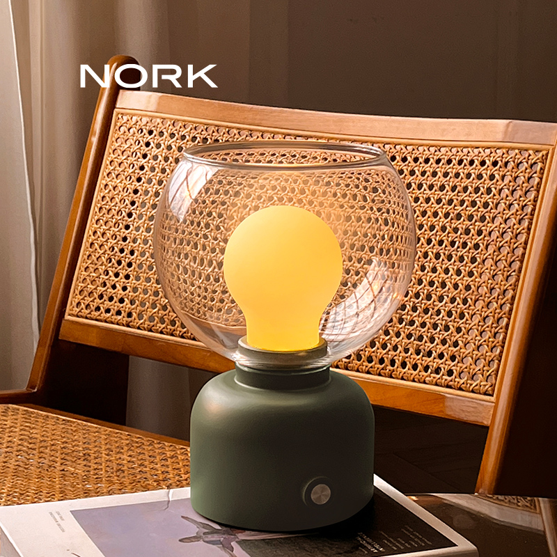 诺克Magcharm初雪台灯欧美触控灯具床头客厅装饰简洁无线氛围灯