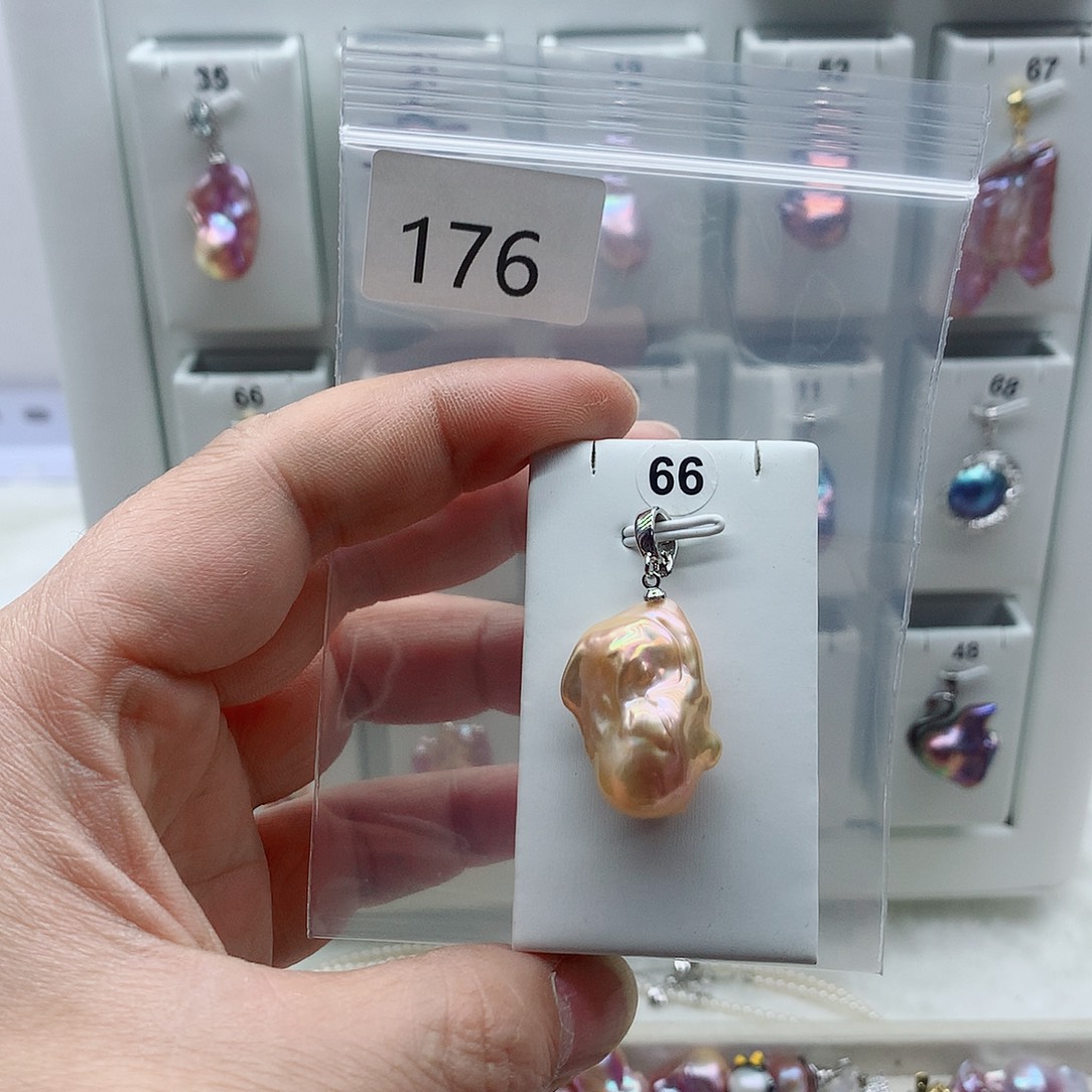 吊坠(不含链)合金淡水珍珠