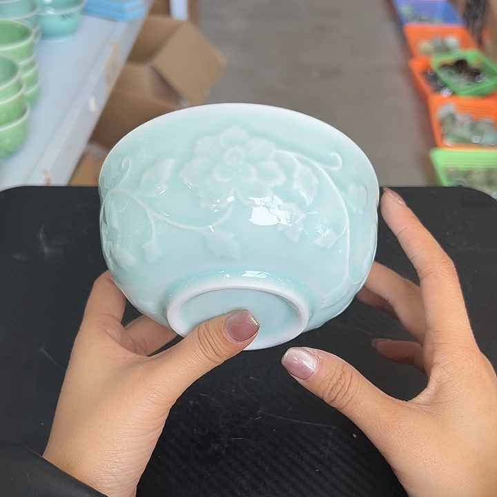 青瓷小米茶器龙泉青瓷