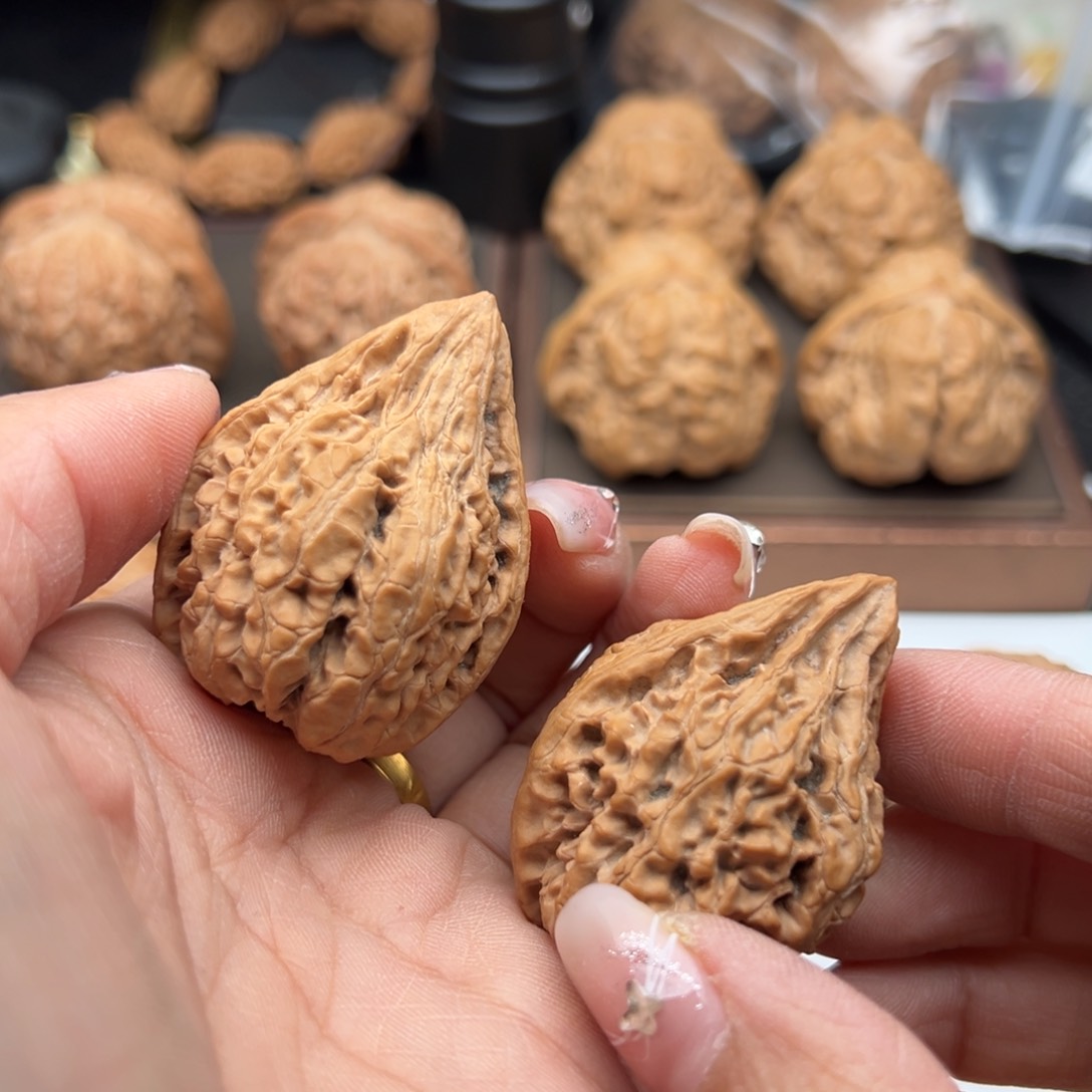 文玩核桃把件座佛34