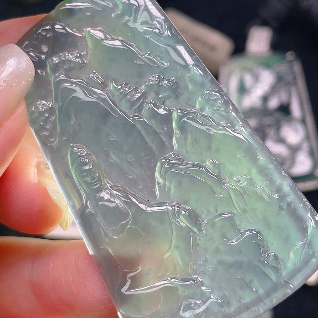 颈饰未镶嵌翡翠6，