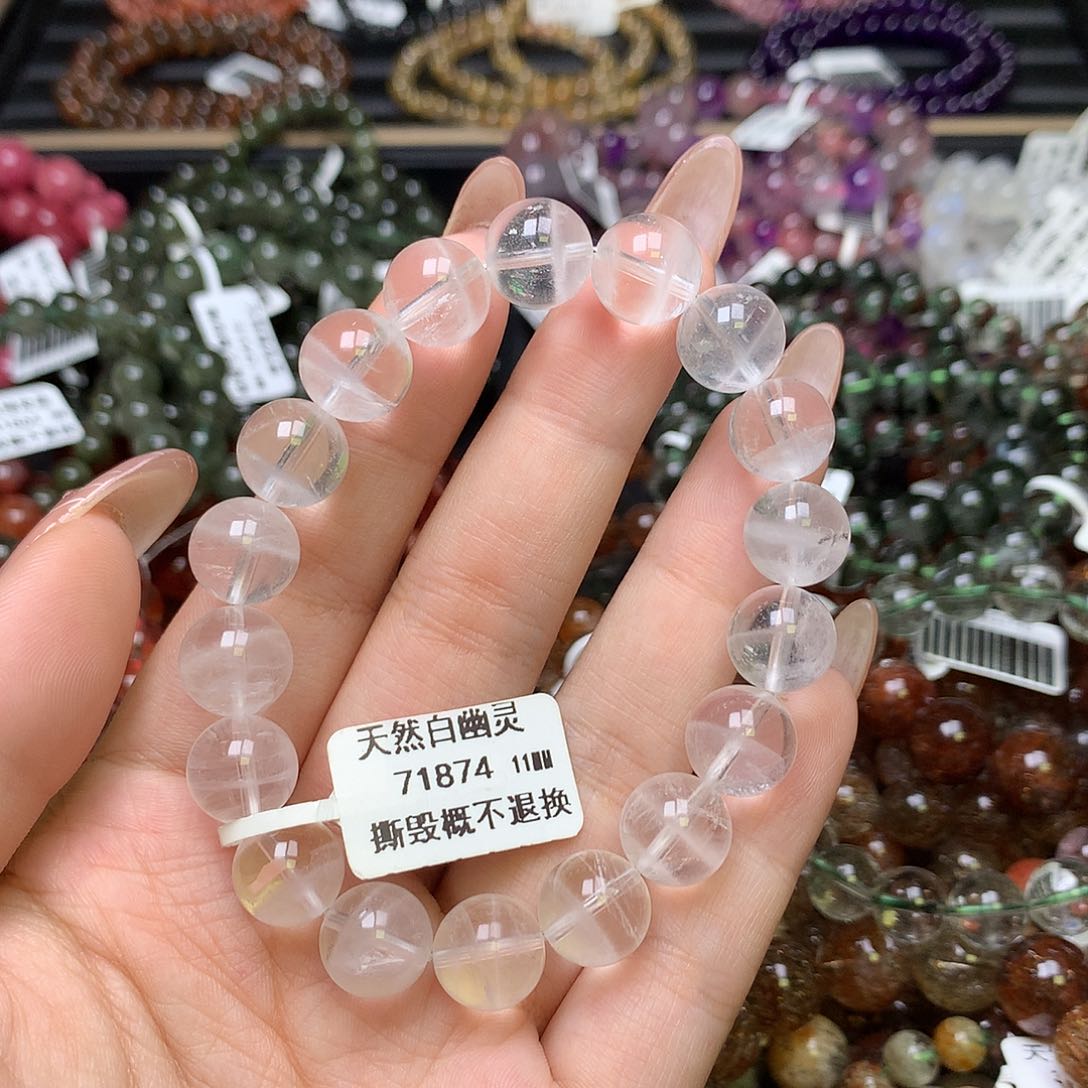 水晶手链未镶嵌，
