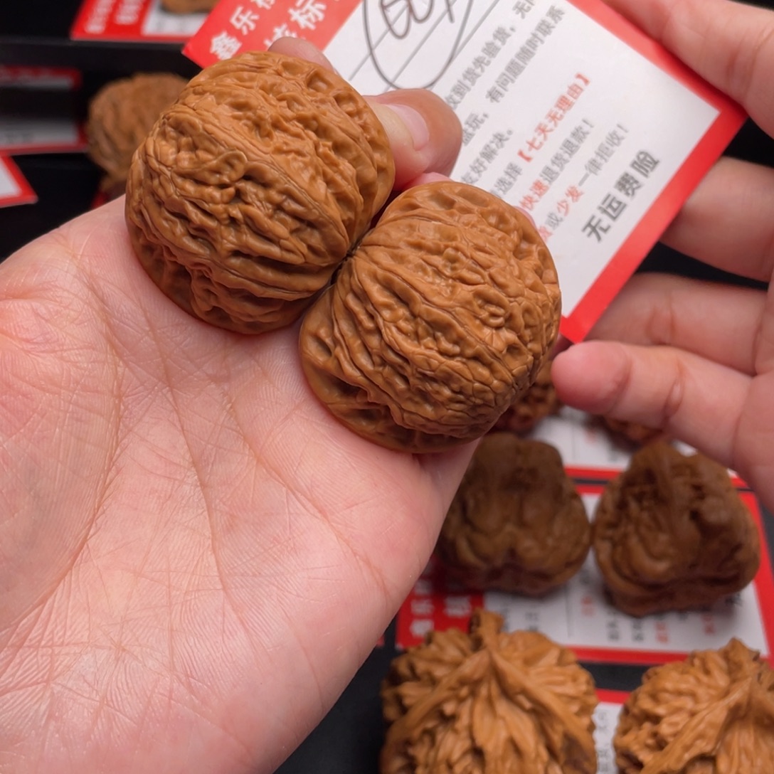 春***煦把件文玩核桃铁锤40