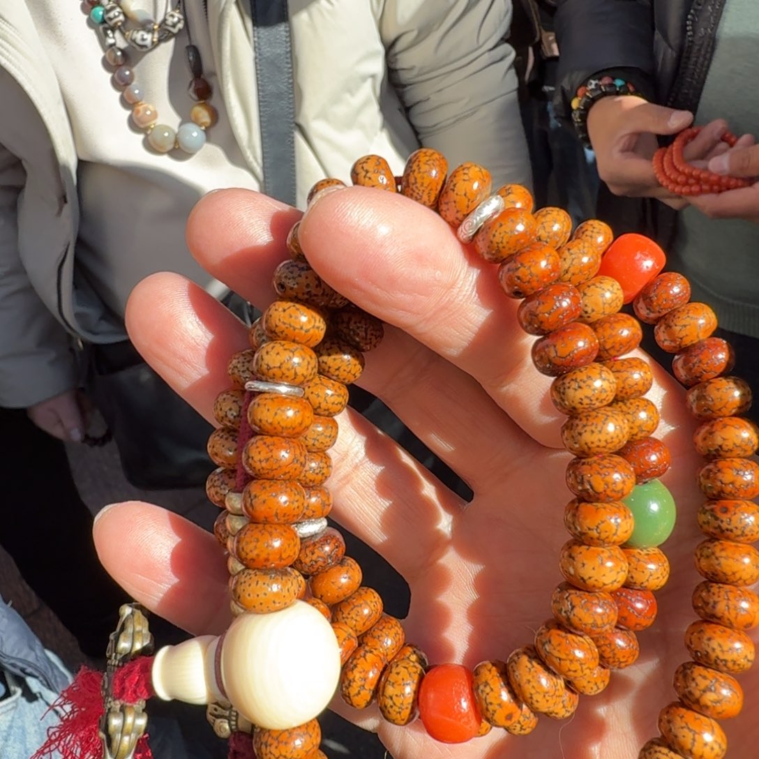 星月菩提吊坠藏传精品吊坠项链套装