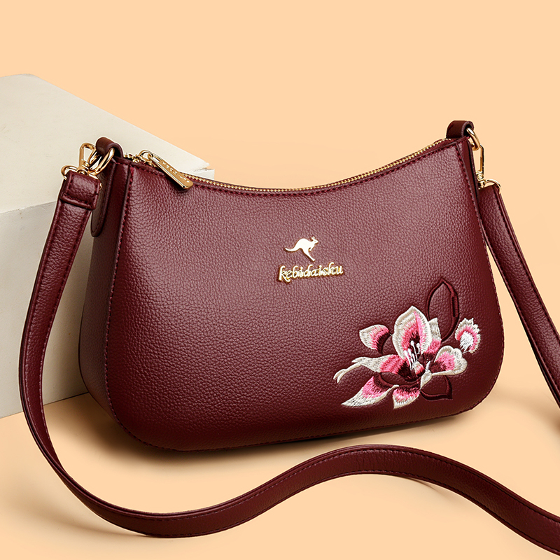 女士斜跨包新款爆款刺绣时尚韩版女士手袋百搭欧美风斜挎包女2591