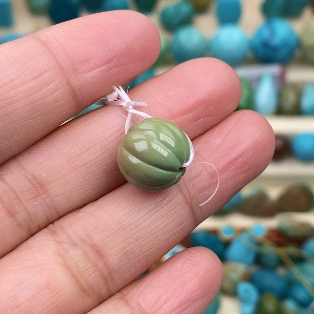 绿松石珠宝奇石未镶嵌