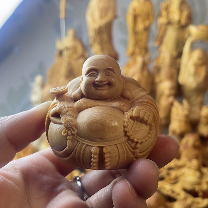 柏木（崖柏）崖柏一团和气弥勒