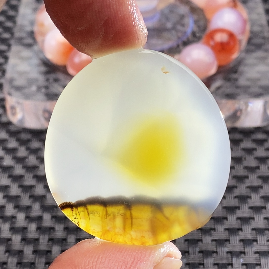 玛瑙/玉髓未镶嵌吊坠(不含链)616