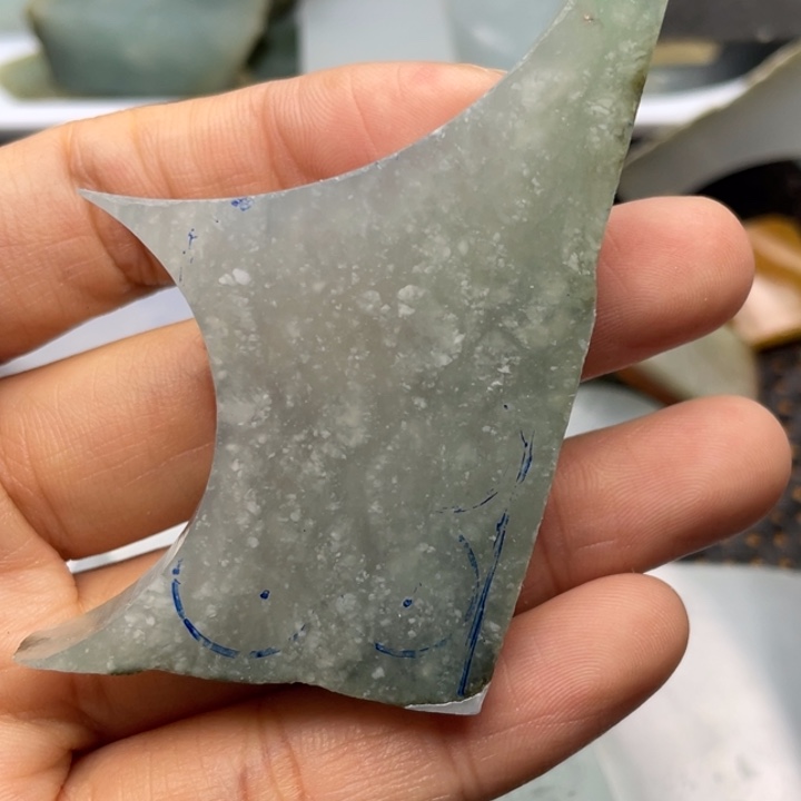 定制翡翠未镶嵌片料定制不退不换