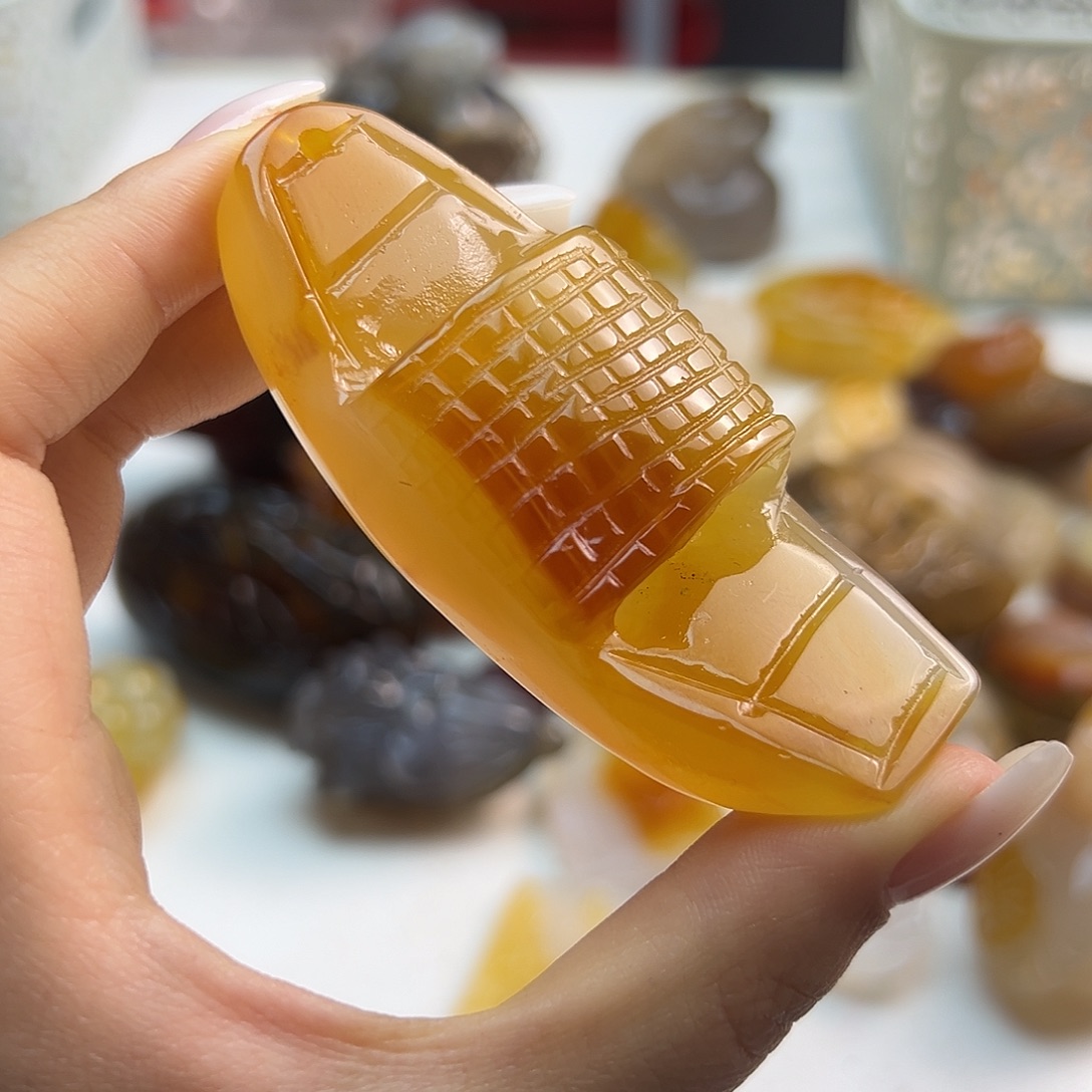 玛瑙/玉髓未镶嵌吊坠(不含链)