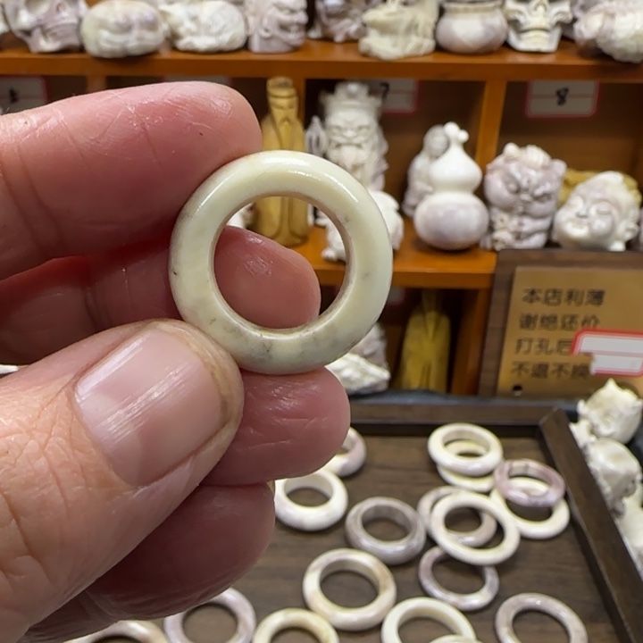 安***A非金属配饰鹿角雕刻一个