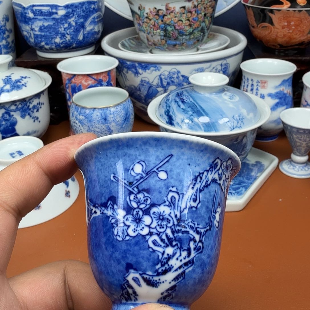 杯子景德镇全手工手绘陶瓷