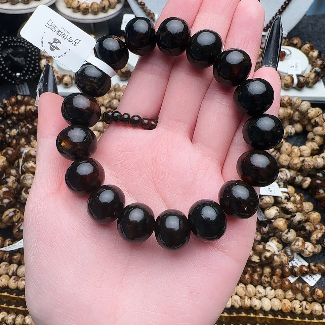 琥珀未镶嵌手链抚顺琥珀