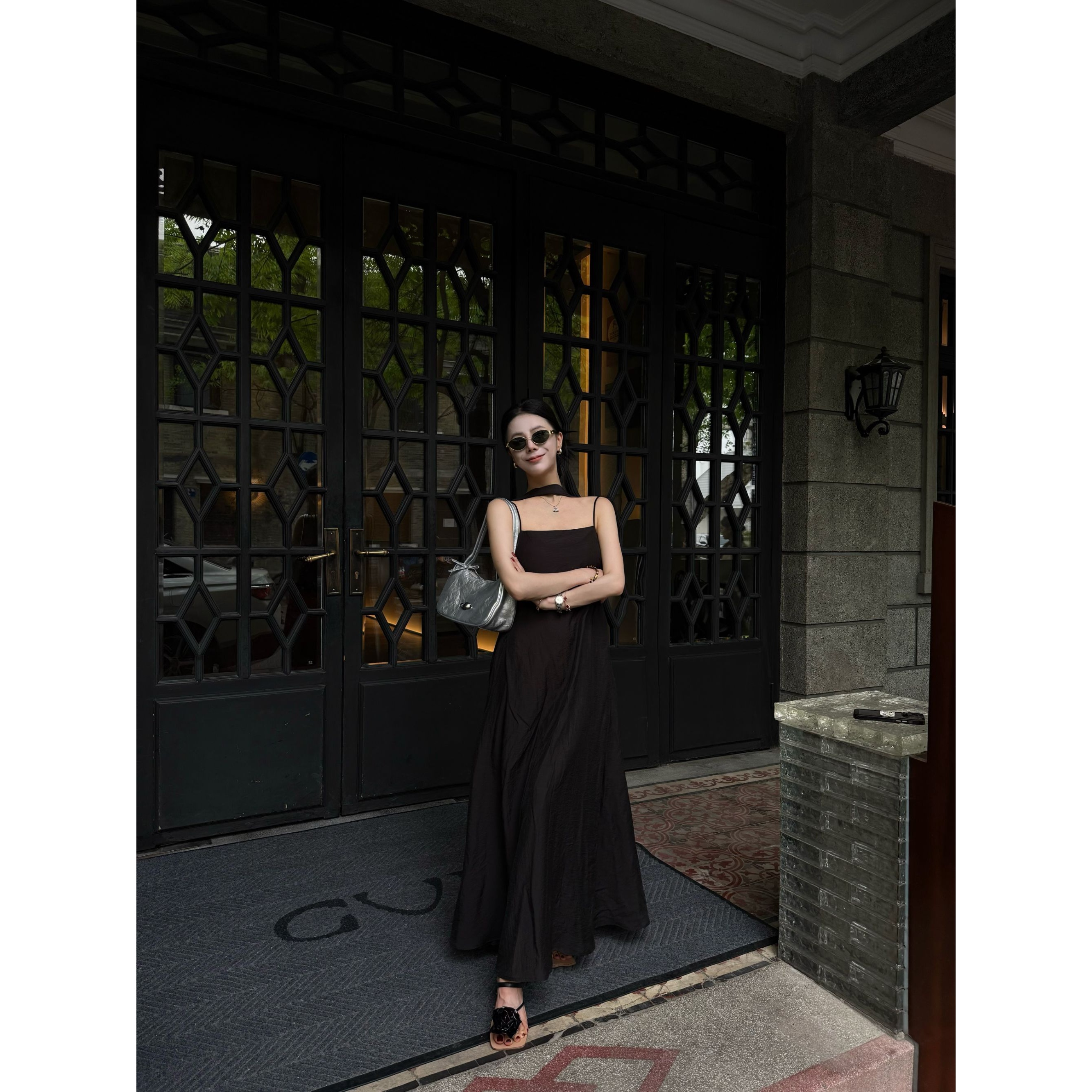 WANWAN【巴黎公社】春夏高级新款简约轻奢气质连衣裙预JJC5LYQ1987