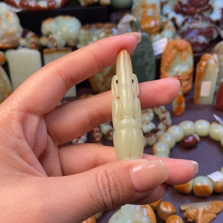 岫岩河磨玉（透闪石质玉）未镶嵌挂件