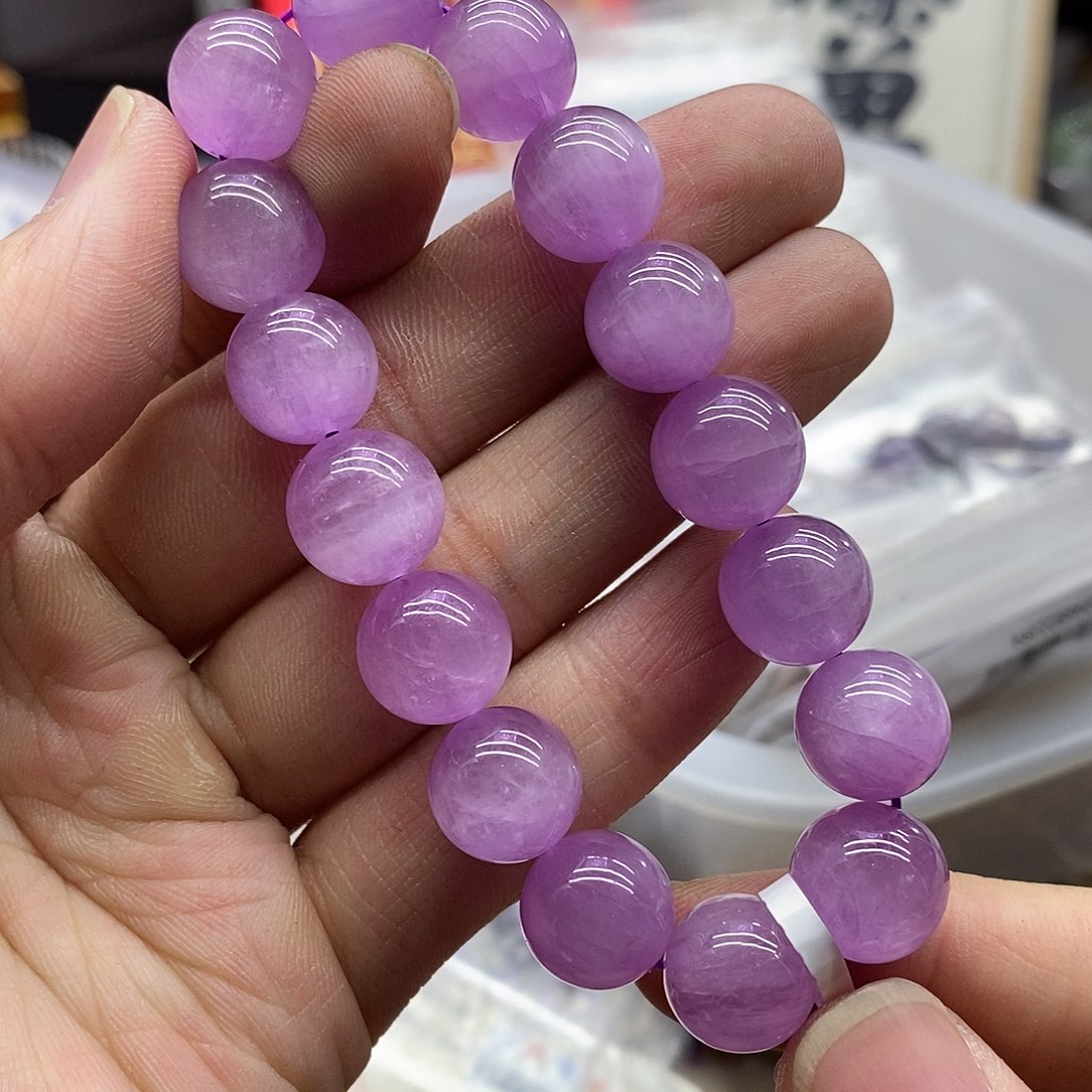 锂辉石手链未镶嵌天然