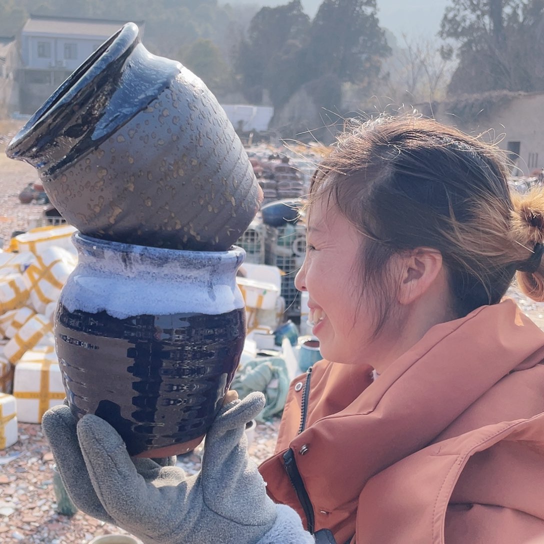 红陶王嫂花盆0122-天一