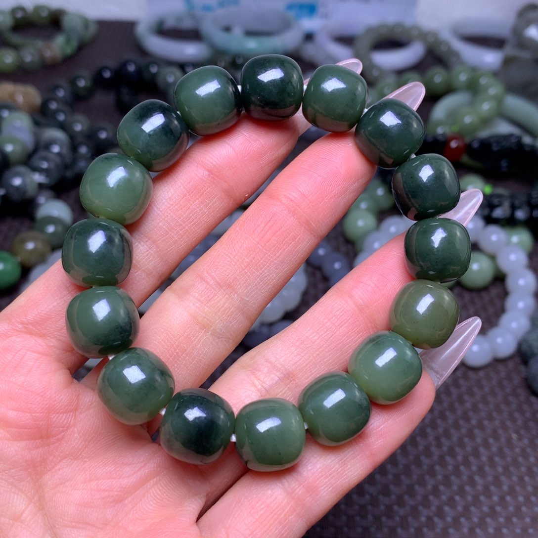 未镶嵌手串和田玉卡13