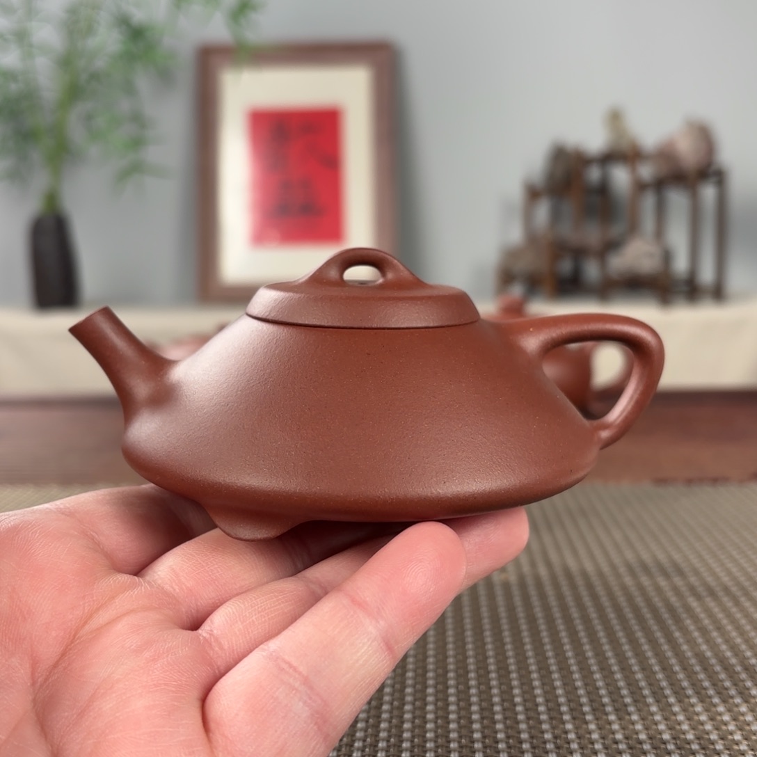 紫砂茶壶可**萝微瑕黄龙山原矿紫砂壶