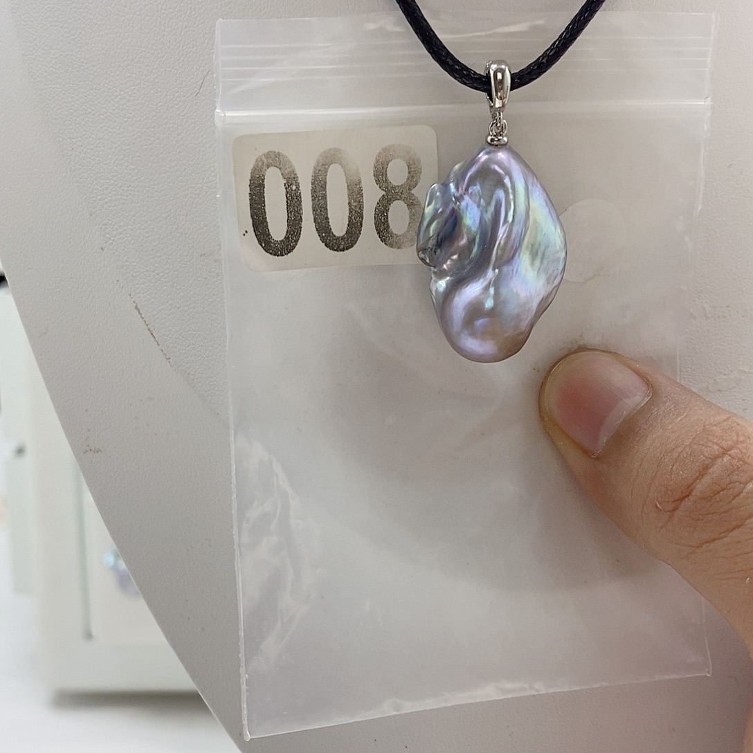 颈饰合金淡水珍珠
