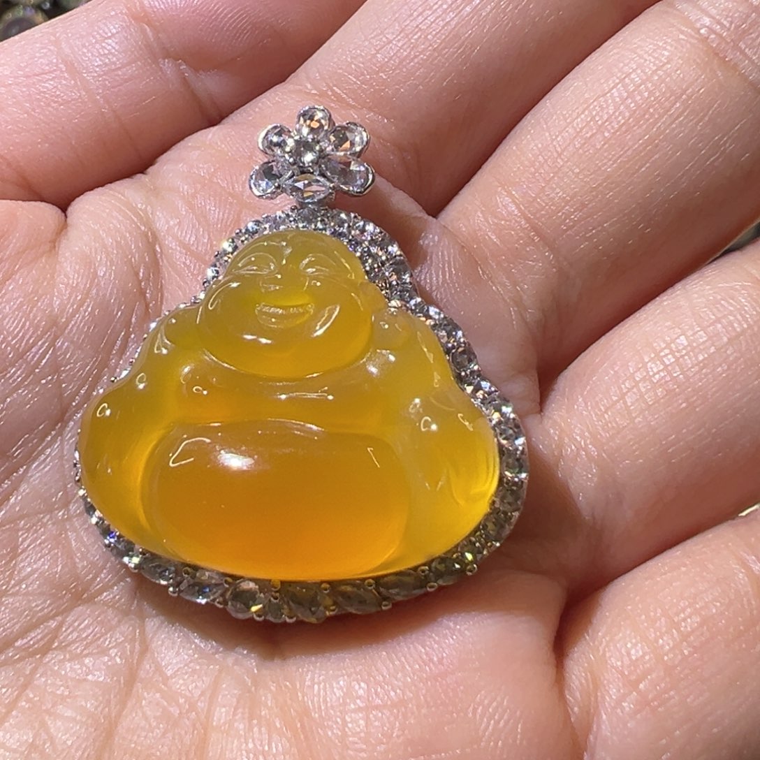 【闪购商品】玛瑙/玉髓颈饰银S925镶嵌小**。