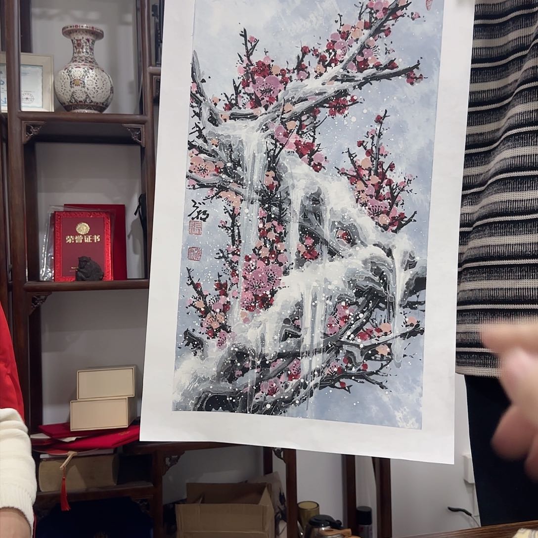 国画艺术家的作品