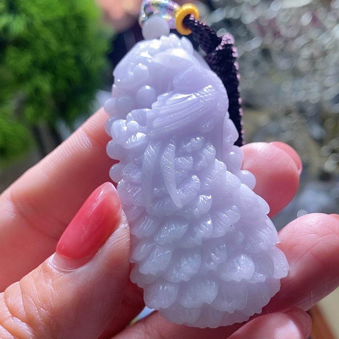 【闪购商品】翡翠未镶嵌颈饰凤凰