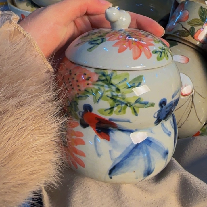 瓷片景德镇陶瓷手工手绘