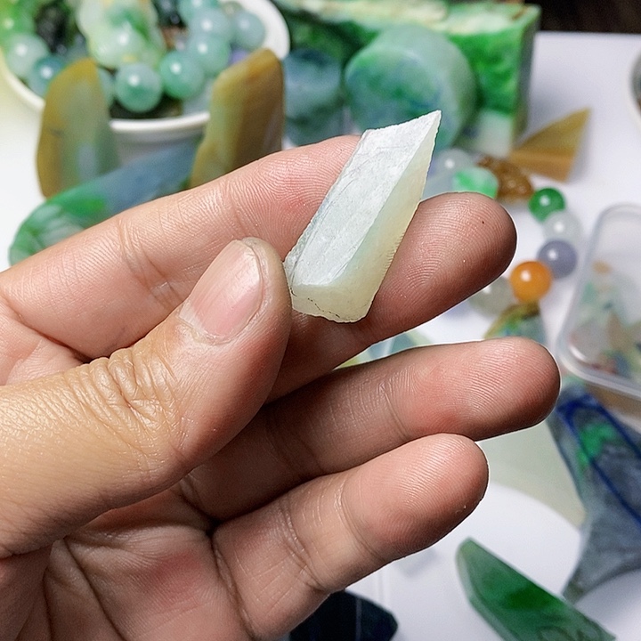 翡翠散珠天然翡翠A货