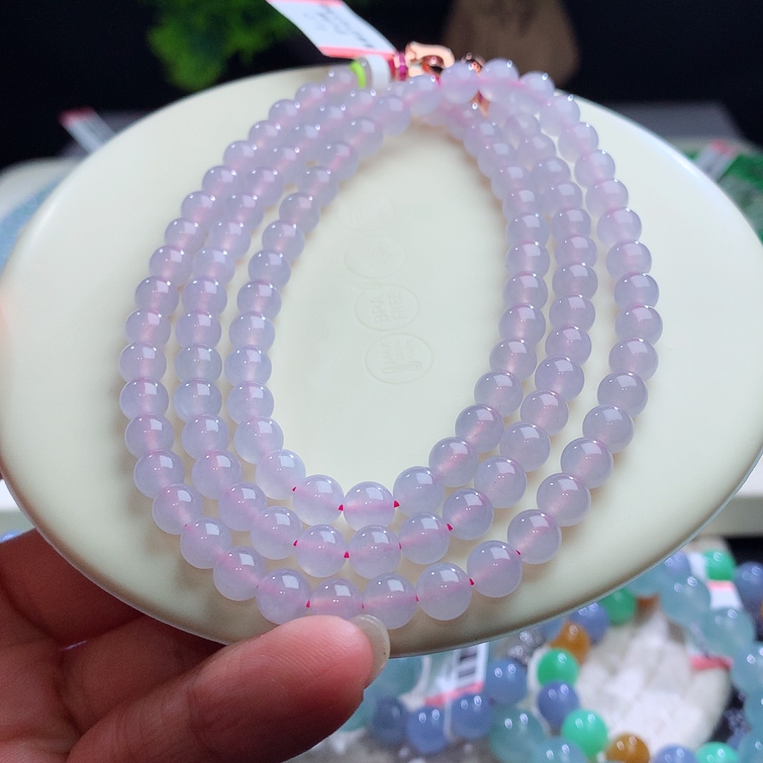 项链未镶嵌翡翠卡6mm