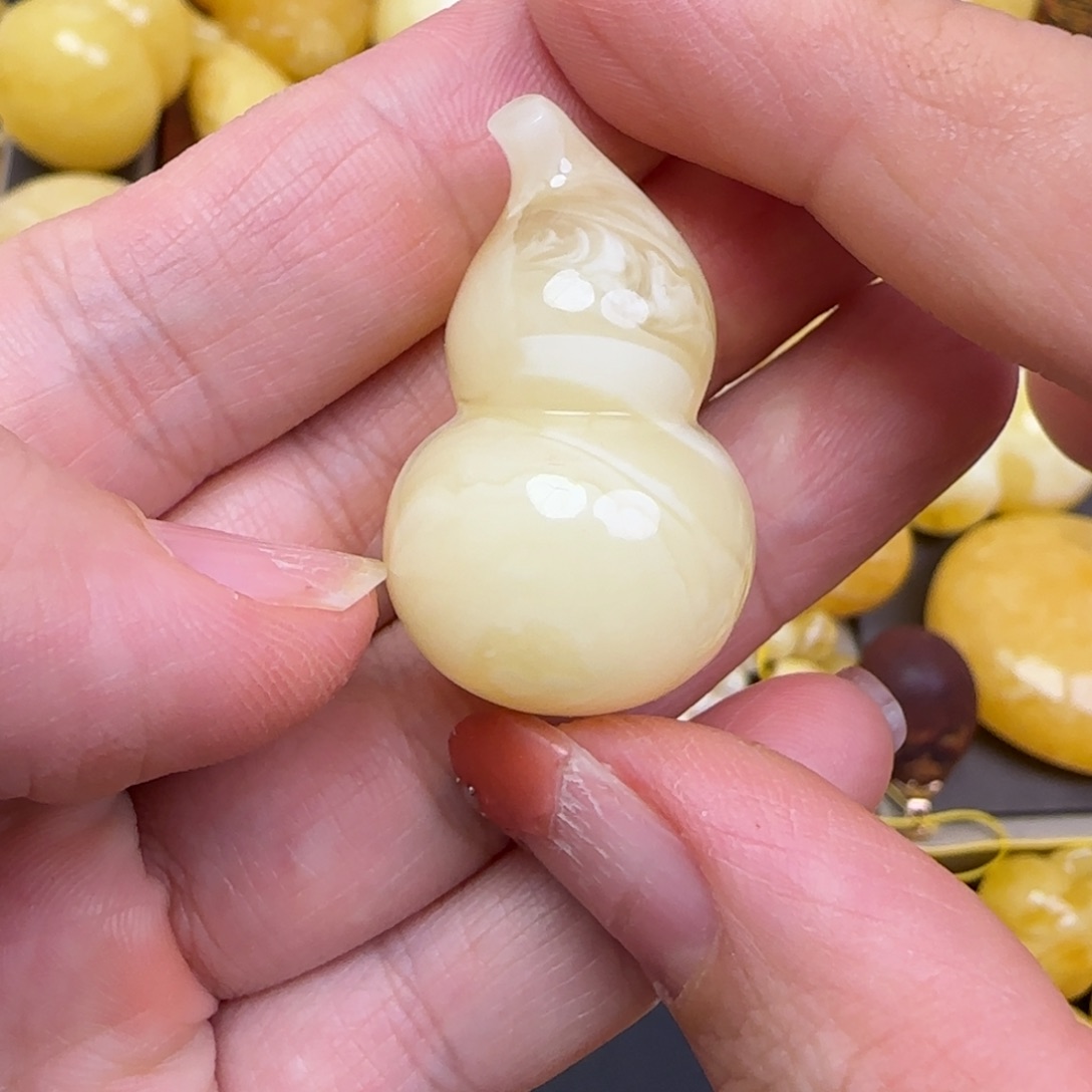 蜜蜡颈饰未镶嵌天然蜜蜡