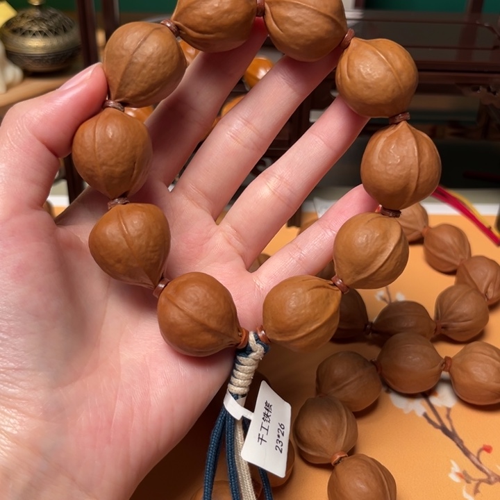 光***明吊坠橄榄核木质梅林铁核2326